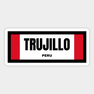 Trujillo City in Peruvian Flag Sticker